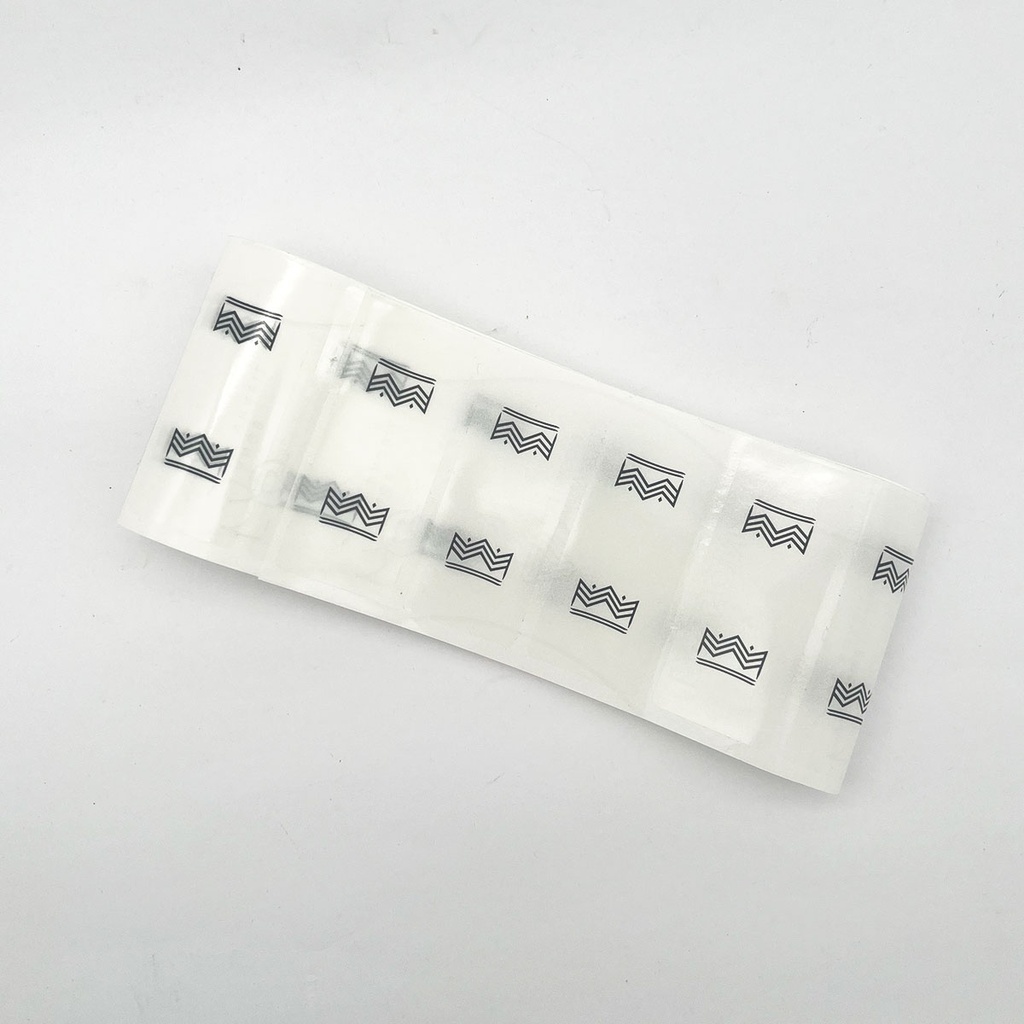 Selo lacre para sacola 70x30mm (rolo com 1000)