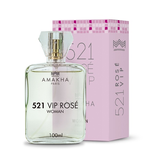 [1001016F] Deo Colônia Feminino 521 Vip Rosé 100ml