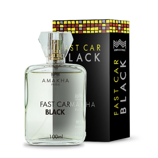 [1001025M] Fast Car Black Amakha Paris - Parfum 100ml - Masculino