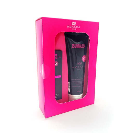 [801211MA] Caixa presente Perfume 15ml e Hidratante - Pink