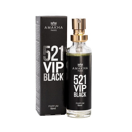[102135M] Deo Colônia Masculino 521 Vip Black 15ml